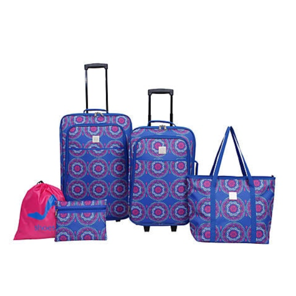 Modern Southern Home 5-piece luggage set for $45