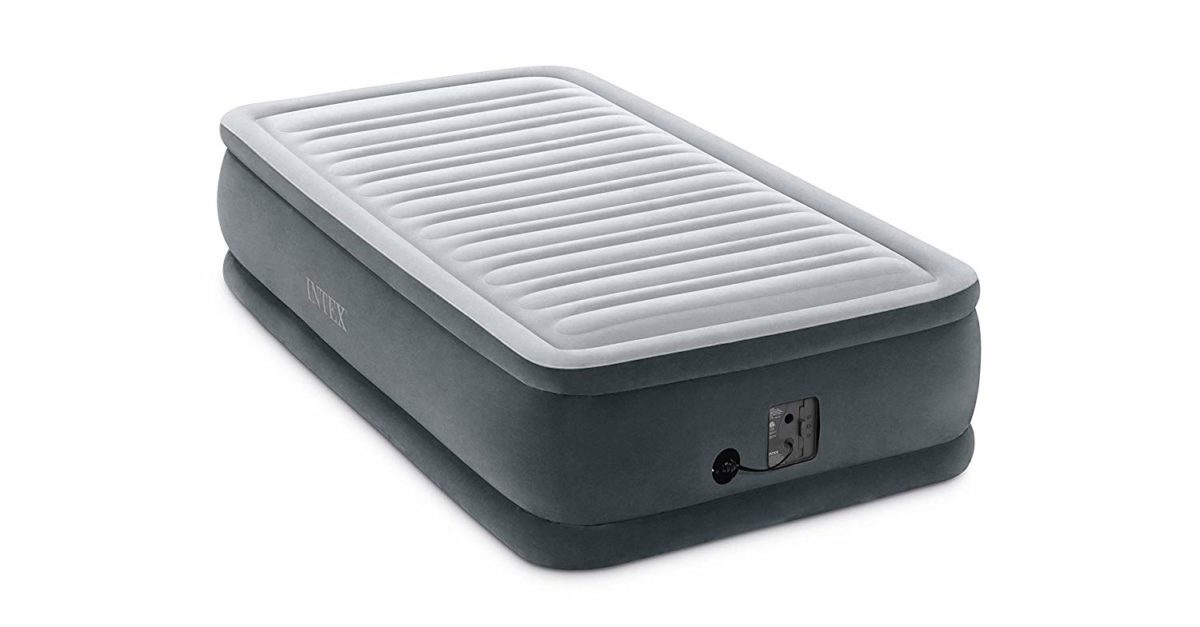 Intex Comfort Plush elevated dura-beam airbed for $30, free shipping