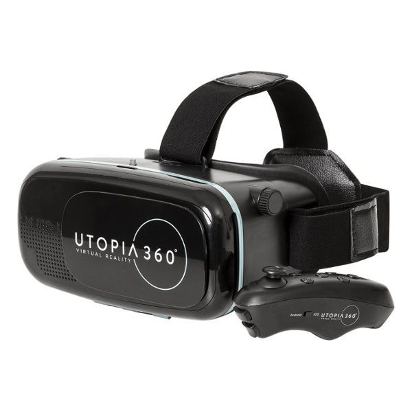 ReTrak Utopia 360° virtual reality headset with Bluetooth controller for $3