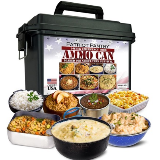 Today only: Patriot Pantry 1-week food supply ammo can for $34
