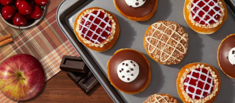 Krispy Kreme rewards members can get a FREE Easy As Pie doughnut with purchase!