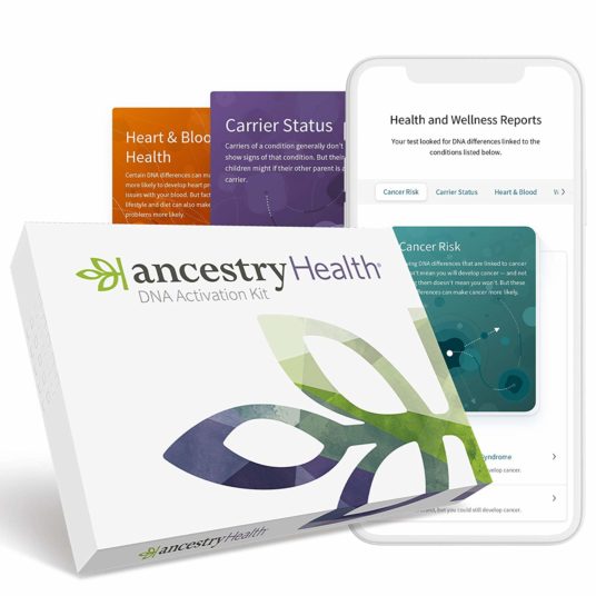AncestryHealth Core Health + Genetic Ethnicity Test for $79