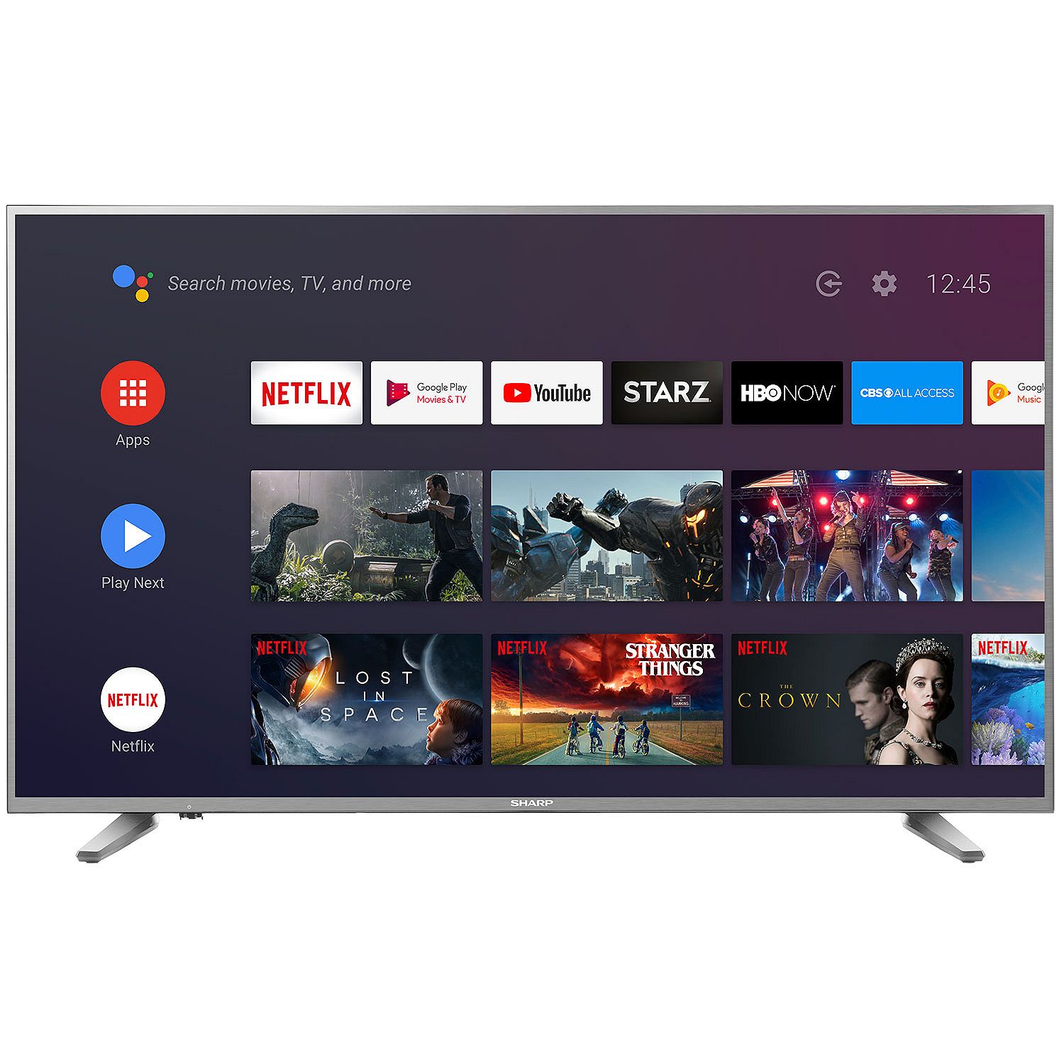 Sharp 58″ Class 4K Ultra HD (2160p) HDR Android smart LED TV for $300