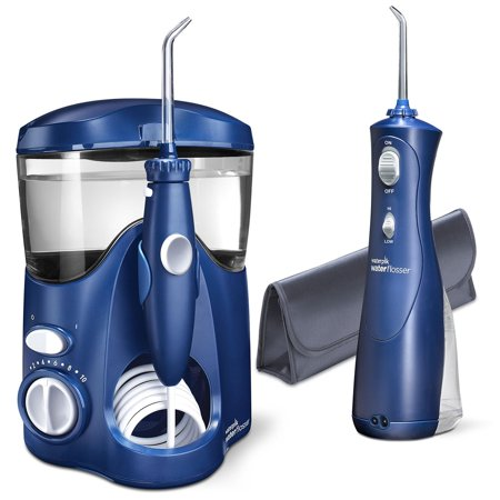 Waterpik Ultra and cordless Plus water flosser combo for $50