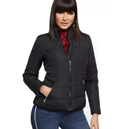 Women’s puffer jackets for $17 at New York & Company, free shipping