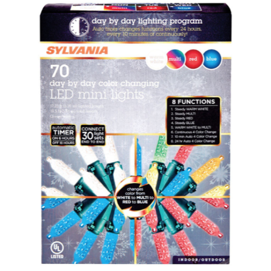 Sylvania Day by Day LED M7 light set for $5