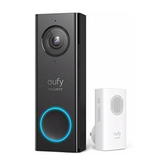 Eufy Security Wi-Fi 2K HD video doorbell + wireless chime for $110