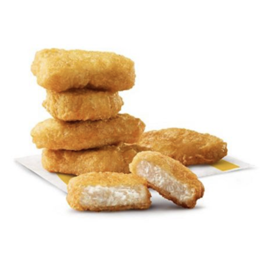 Today only: FREE 6-count chicken McNuggets