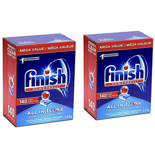 Today only: 280-count Finish Powerball dishwasher detergent tabs for $45