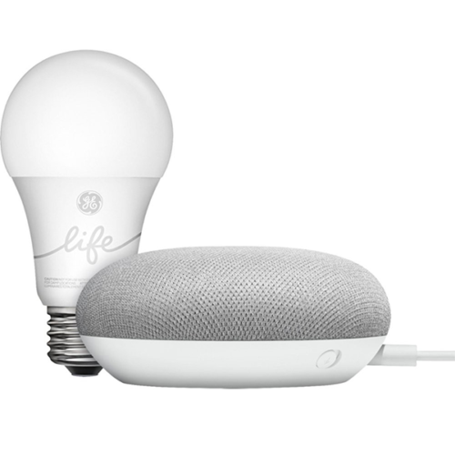 Google smart light starter kit with Google Home Mini for $24, free shipping