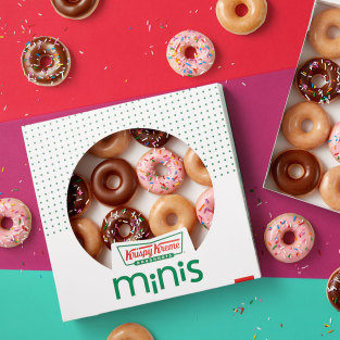 Enjoy a FREE mini donut at Krispy Kreme every Monday in January