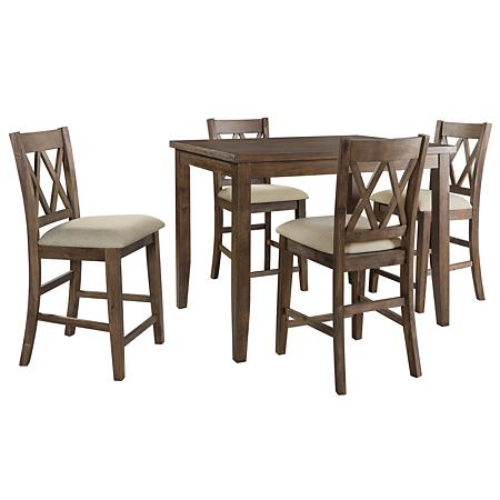 Oliver 5-piece counter-height dining set from $199