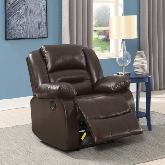 Elements Perth Big Bubba faux leather manual motion recliner for $200