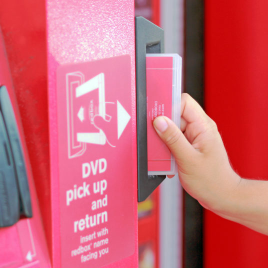 Get a FREE Redbox movie rental with restaurant receipt