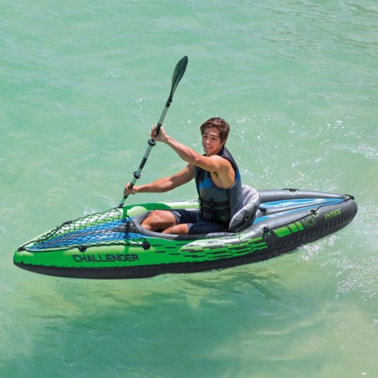 Intex Challenger K1 inflatable kayak for $65