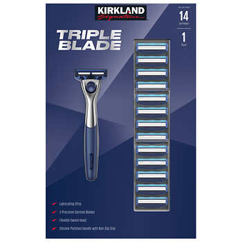 Ends soon! 14-count Kirkland Signature triple blade razors from $15