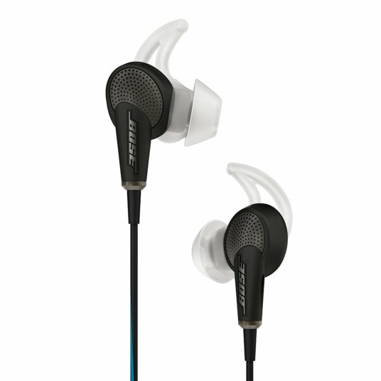 Bose QuietComfort 20 renewed noise-canceling in-ear headphones for $125, free shipping
