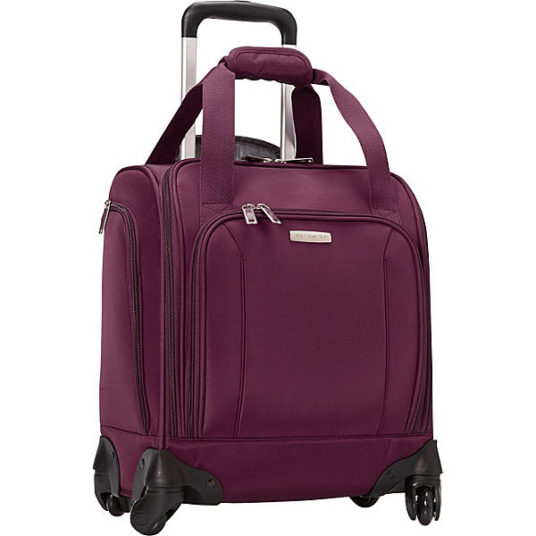 Samsonite spinner underseat with USB port for $45.95 shipped