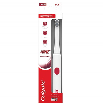 Today only: 4-pack Colgate 360 Advanced Whitening electric toothbrushes for $26