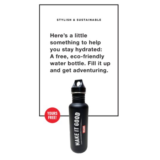 Get a FREE water bottle with Clif Bar email signup