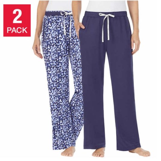 DKNY 2-pack women’s lounge pants for $13, free shipping