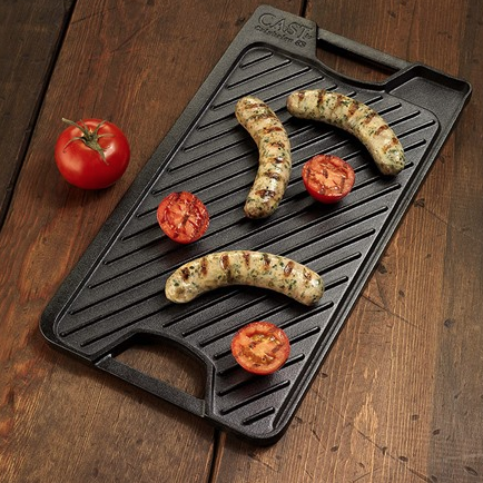 Today only: Calphalon pre-seasoned cast iron grill/griddle combo for $37