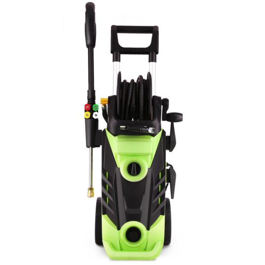 Max 3,000 PSI electric pressure washer with wheels for $140
