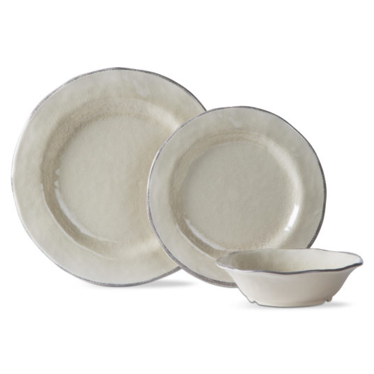 Price drop! 12-piece Lanai Melamine dinnerware set from $18