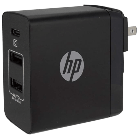 Today only: HP USB-C Power Delivery 45W charger with 2 USB-A ports for $19