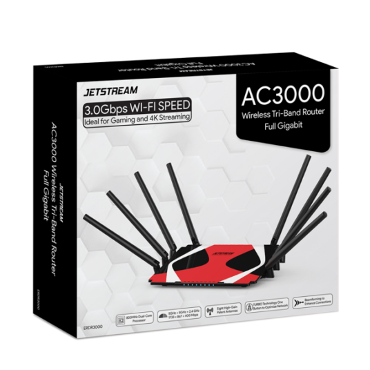 Jetstream AC3000 tri-band Wi-Fi gaming router for $70
