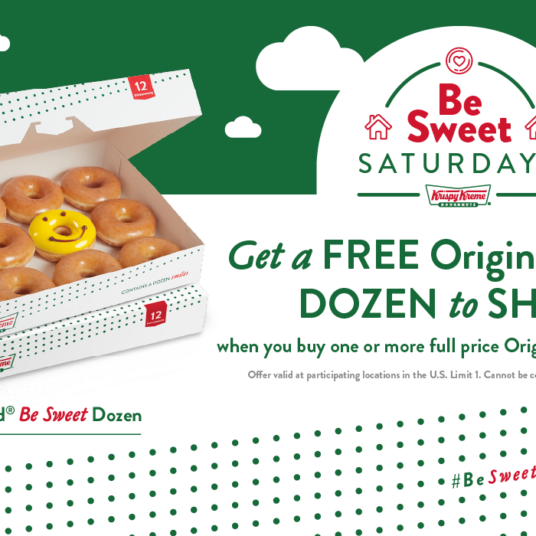 Krispy Kreme Buy one, get one FREE dozen Clark Deals