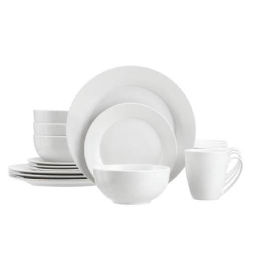 16-piece dinnerware sets from $12 at The Home Depot