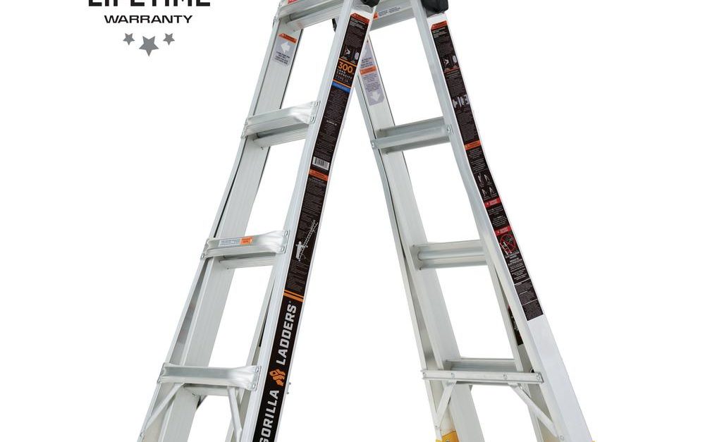Gorilla Ladders 18-ft. reach multi-position ladder for $99