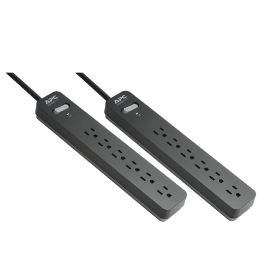 APC power strip surge protector 2-pack for $16