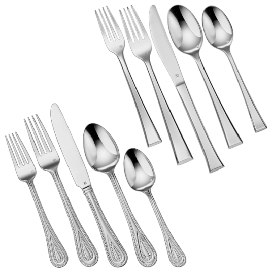 Today only: Cuisinart 40 piece flatware sets for $30