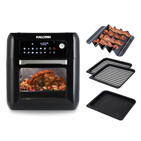 Today only: Kalorik 10-quart air fryer oven with bacon tray for $80