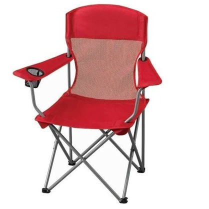 Ozark Trail basic mesh folding chair with cup holder for $10