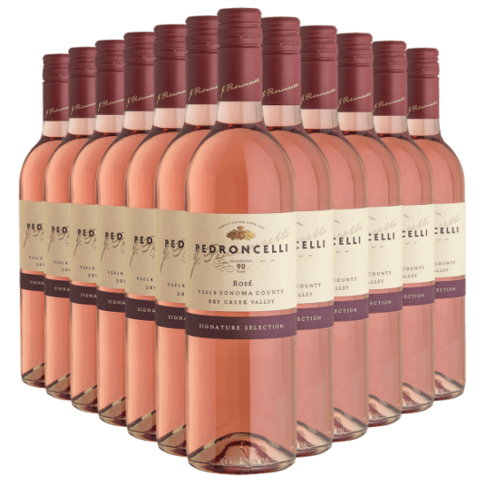 Today only: 12 bottles of Pedroncelli Rosé wine for $94 shipped