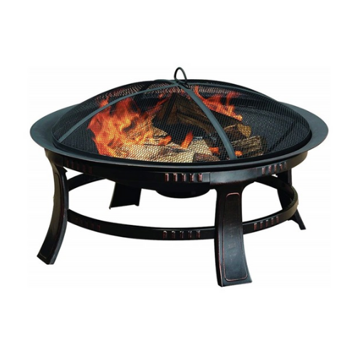 Today only: Pleasant Hearth Brant wood-burning fire pit for $42