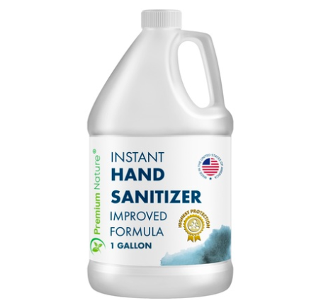 Hand sanitizer with aloe vera made in the USA from $.39 per ounce