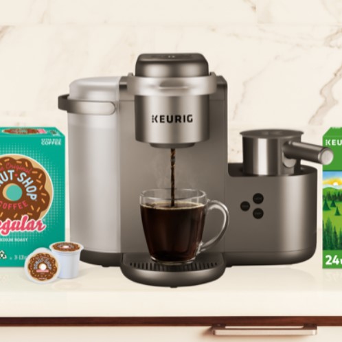 Take 50% off a Keurig coffee maker + 25% off pods and free shipping