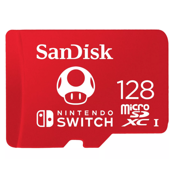 Buy 2 select Nintendo Switch games, get a 128GB SanDisk microSDXC card