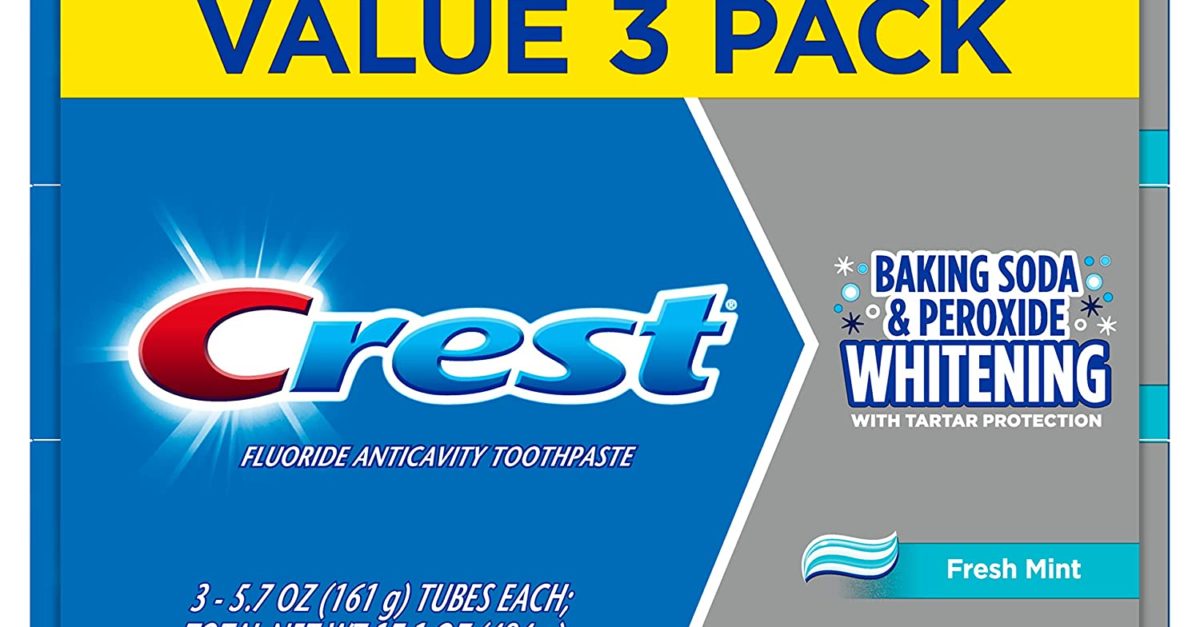 3-pack Crest Cavity and Tartar Protection toothpaste for $4