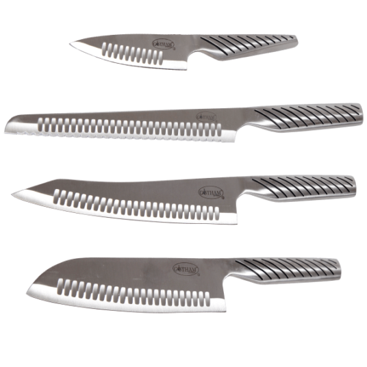 Today only: Gotham Steel 4 piece stainless steel knife set for $29 shipped