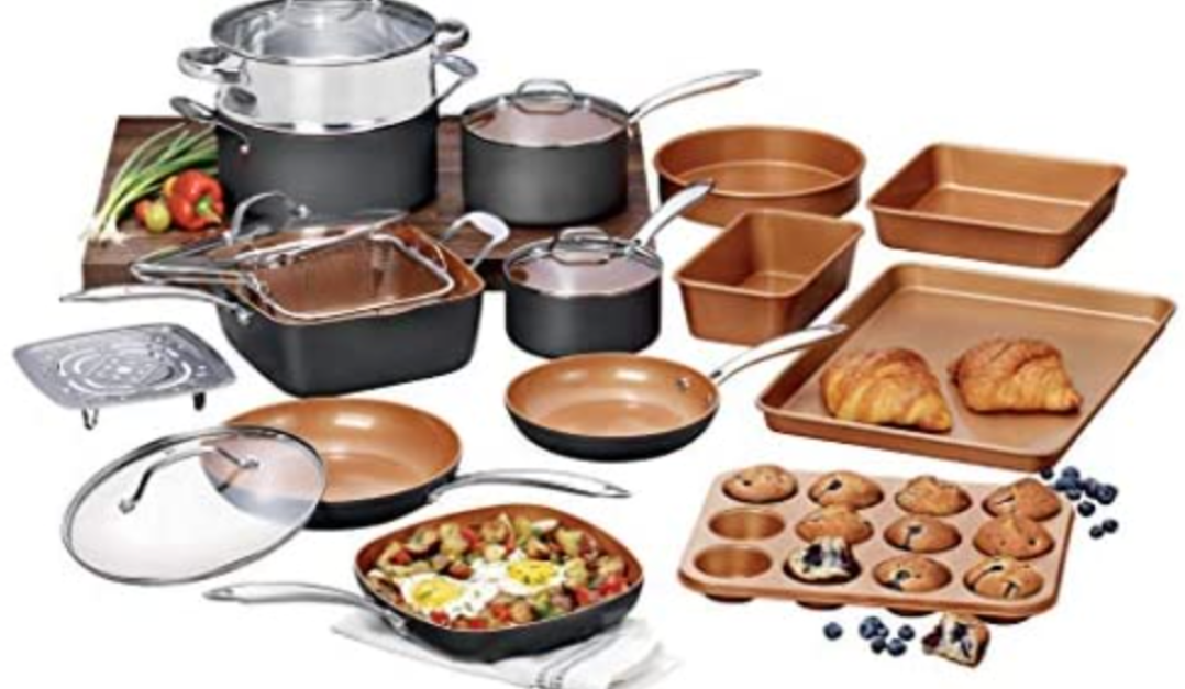 Today only: Gotham Steel 20-piece cookware & bakeware set for $180 shipped