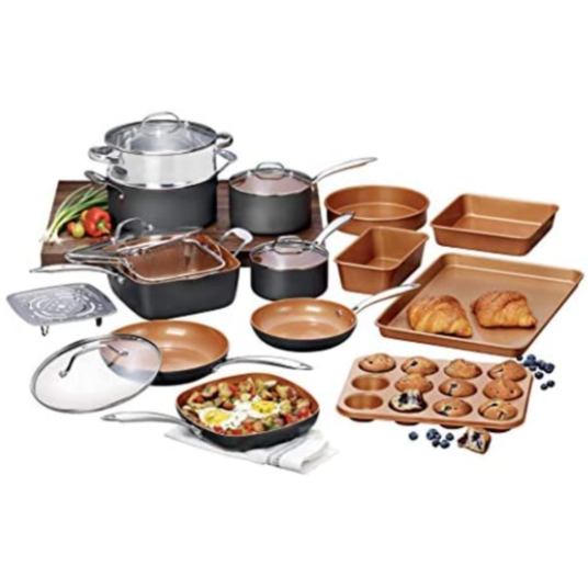 Today only: Gotham Steel 20-piece cookware & bakeware set for $180 shipped