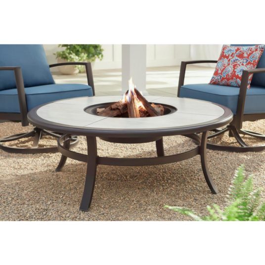 Hampton Bay Whitfield 48-inch fire pit table for $151