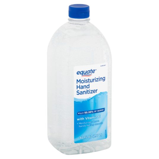 Equate moisturizing 60-fl oz. hand sanitizer for $8