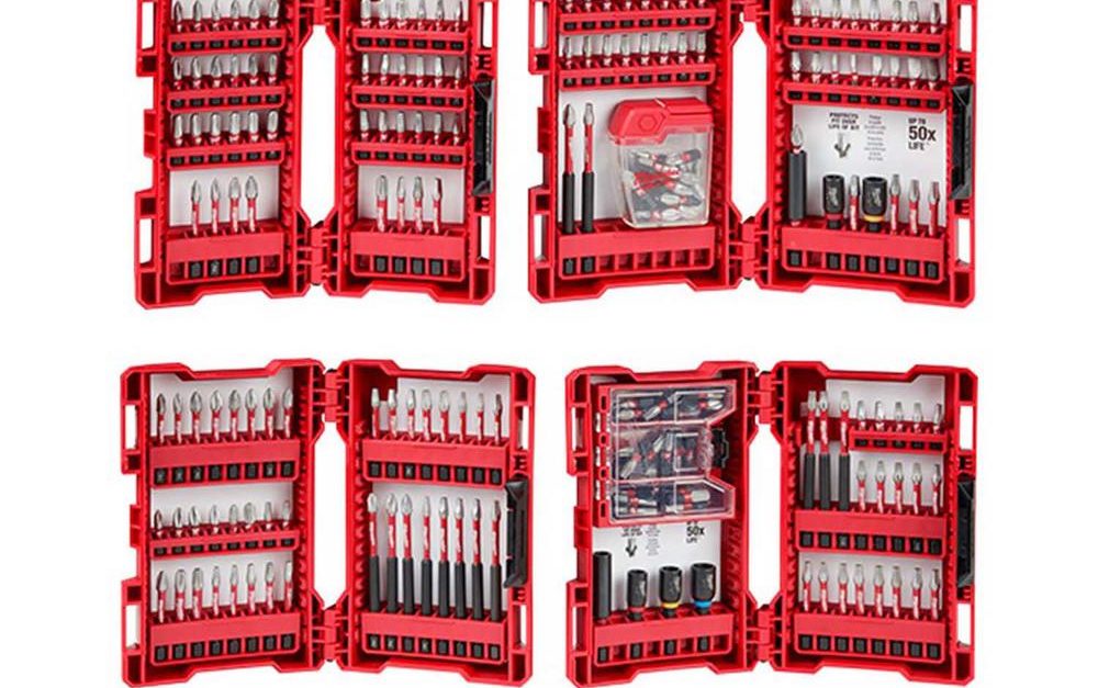 Milwaukee Shockwave 205-piece alloy steel drill and driver bit set for $60