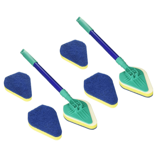 Today only: 2-pack of Clean Reach extendable scrubbers with replacement pads for $15 shipped